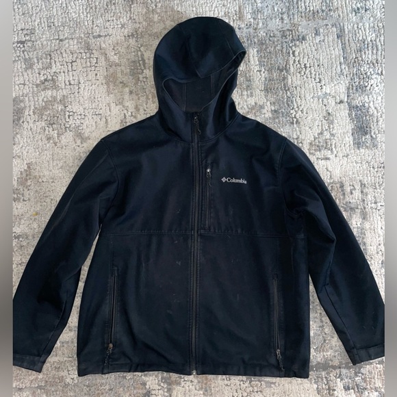 Columbia Other - Columbia Men's Black Hooded Feece Lined Jacket size XL